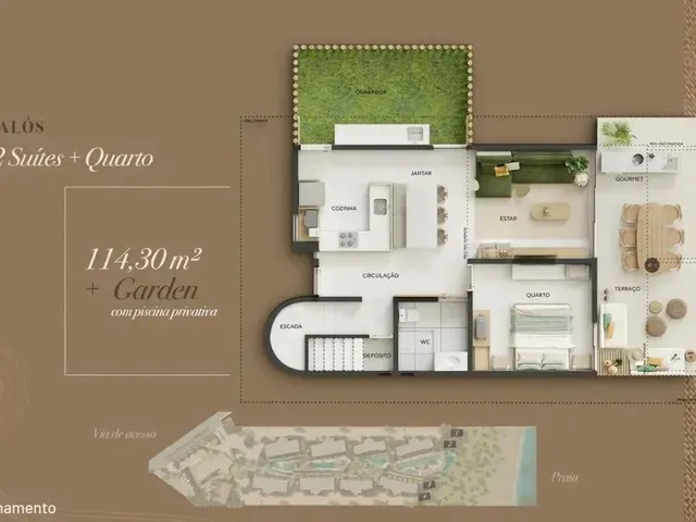 Imagem 16: Imóvel para Venda com 114 Metros Quadrados com 1 Quarto em Centro - São Miguel Dos