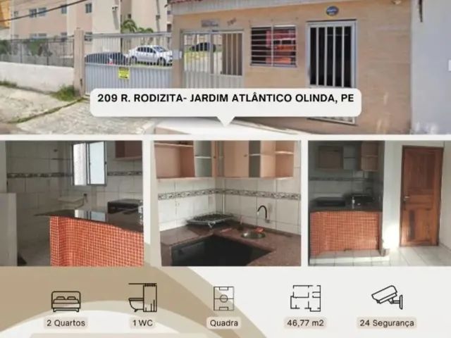 Imagem: Apartamento 2 Quartos Cond Fechado por R$