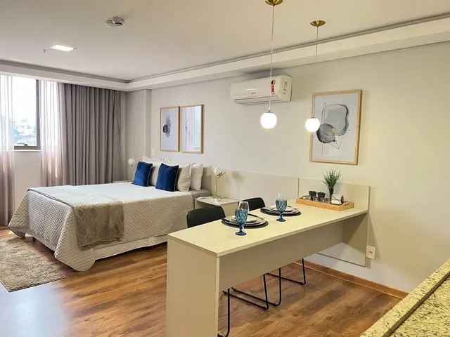 Imagem 1: Flat Suíte Completa com Cama Queen e Cozinha Americana