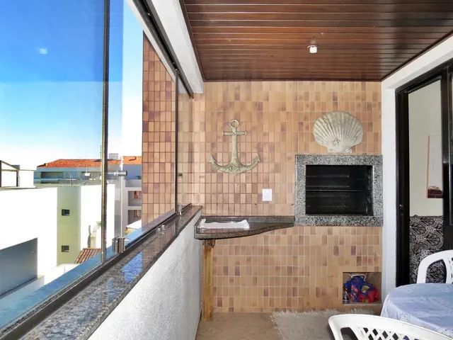 Imagem 12: Temporada Apartamento de 2 Dormitórios com Vista para o Mar e Churrasqueira Reveillon