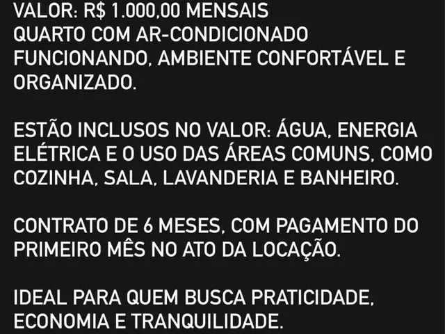 Imagem: Aluga-Se Quarto em Apartamento - Exclusivo