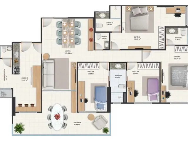 Imagem: Apartamento Alto Padrão para Venda e Locação