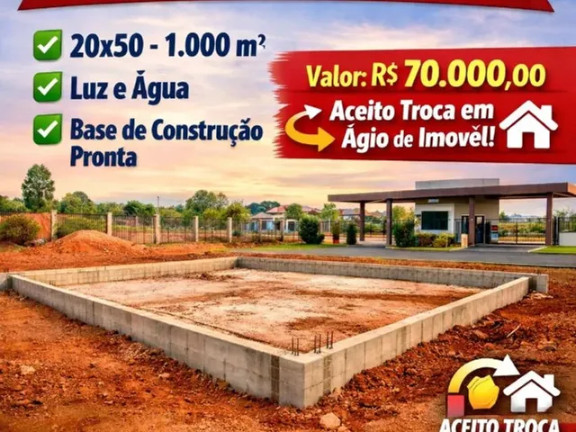 Imagem: Aceito Troca em Ágio - Lote no Condomínio
