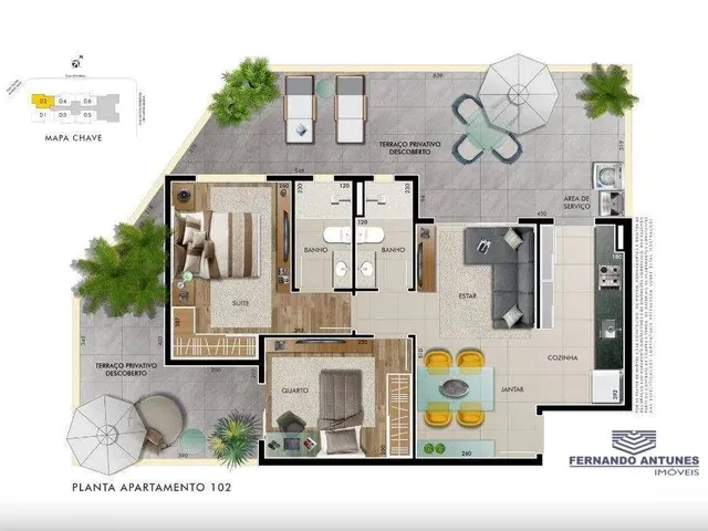 Imagem 3: Apartamento 2 Quartos, Sendo 1 Suíte - Lagoinha Leblon (Venda Nova) - Belo Horizonte/Mg