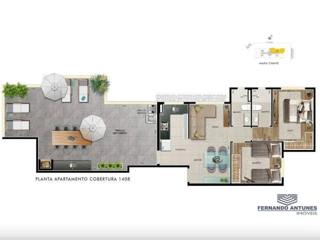 Imagem 12: Apartamento 2 Quartos, Sendo 1 Suíte - Lagoinha Leblon (Venda Nova) - Belo Horizonte/Mg