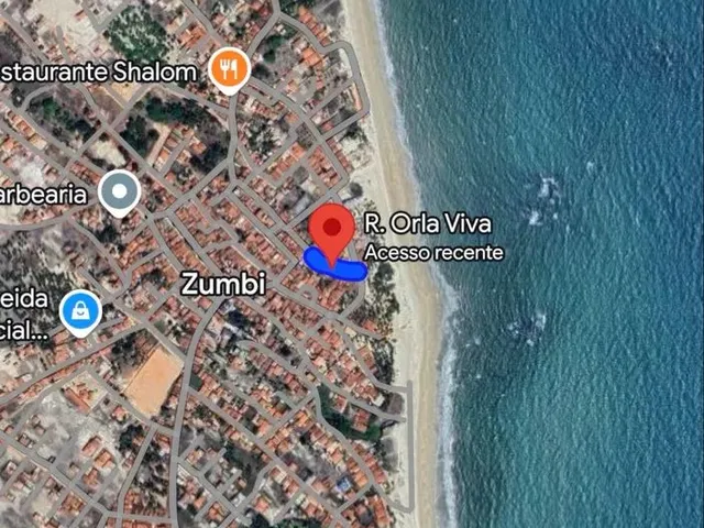 Imagem: Terreno Beira Mar Praia de Zumbi