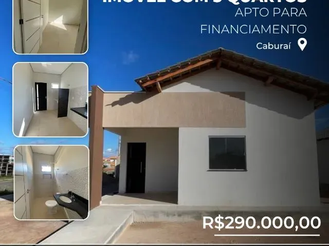 Imagem: Casas Novas com 3 Quartos - Bairro Caburaí