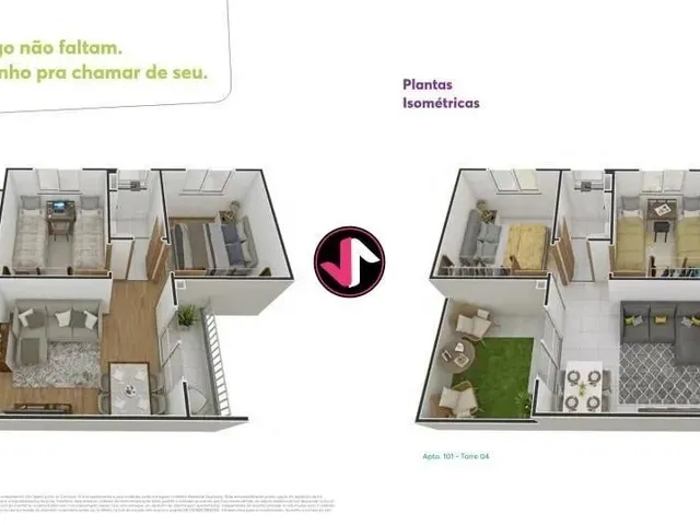 Imagem 8: Apartamento À Venda em Cuiabá Chapada das Brisas 2 Quartos 1 Vaga Ribeirão do Lipa Mt
