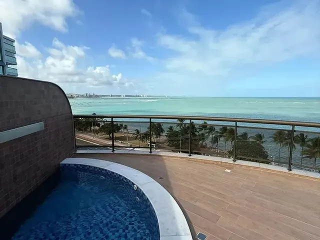 Imagem 1: Cobertura Edf Evóra - Vista Mar 470M com 4 Quartos em Ponta Verde - Maceió - Al