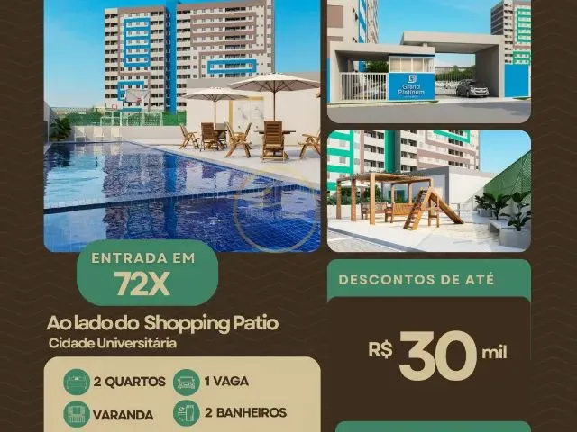 Imagem: O apartamento possui 2 Dormitórios, 1 Suíte, 2 Banheiros,