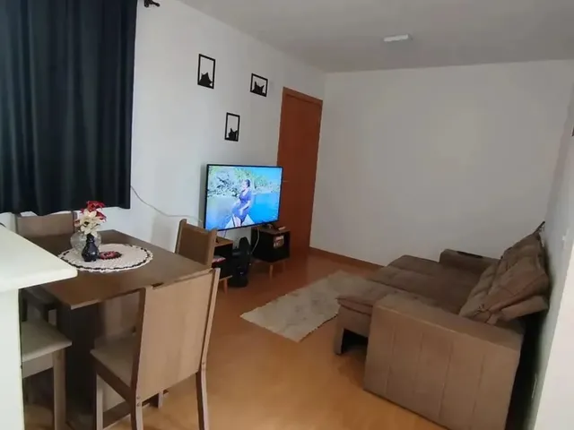Imagem: O apartamento possui 2 Dormitórios, 1 Banheiro, 1 Vaga na