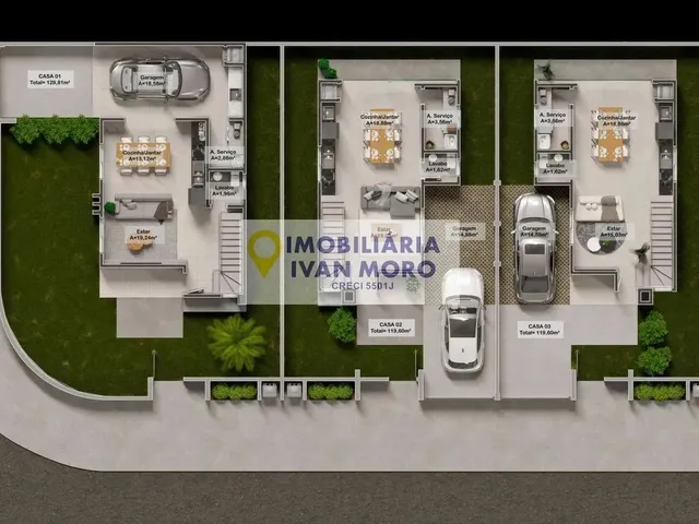 Imagem 2: Casa À Venda em Loteamento Cezane - Florianópolis - Sc