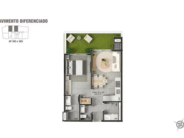 Imagem 14: Apartamento 2 Dormitórios para Venda em Florianópolis - Sc