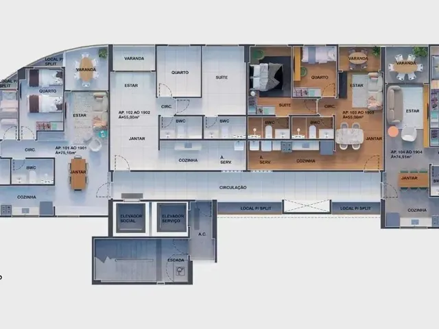 Imagem 15: Edf. Praça dos Pinheiros | 3 Quartos 75M²