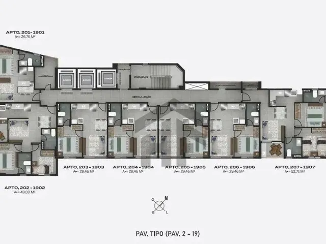 Imagem 16: Apartamento de 1 e 2 Quartos, Localizado em Casa Forte, Recife - Pernambuco