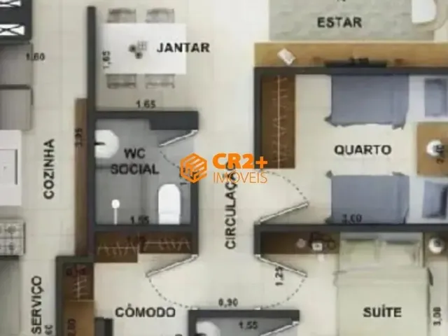 Imagem 5: Vendo Apartamento 03 Quartos, 01 Suite, 64 M2, 01 Vaga de Garagem em...