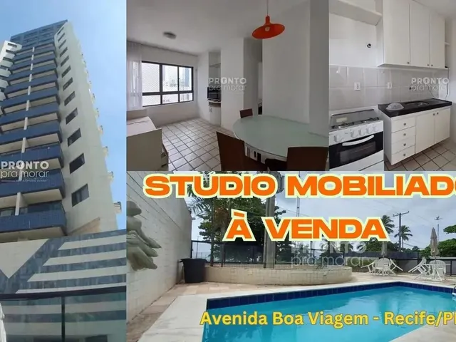 Imagem: Flat Mobiliado À Venda Beira-Mar do Pina