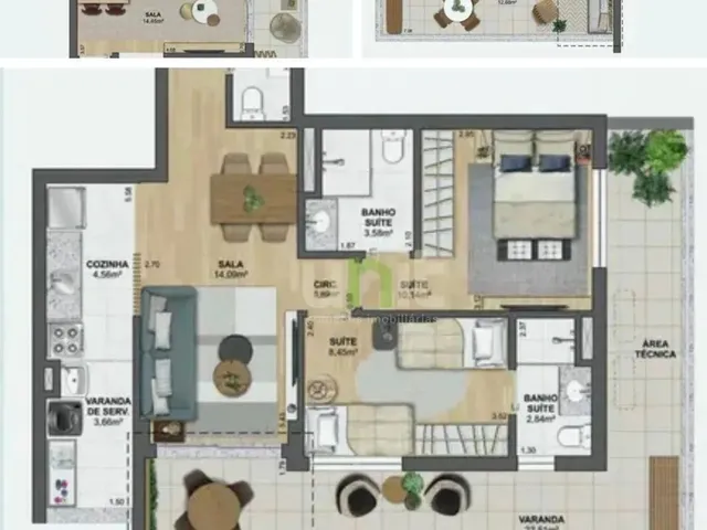 Imagem: Apartamento com 3 Dormitórios À Venda