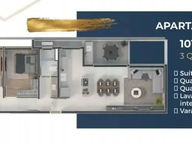 Imagem 6: Apartamento À Venda - Orla 21 Residence - 3 Quartos (Uma Suíte) - 101 M² - 2 Vagas