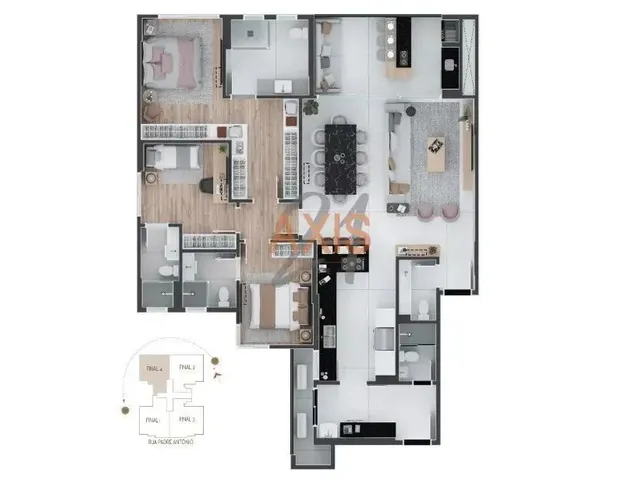 Imagem 8: Apartamento com 3 Suítes no Edifício Palm 235