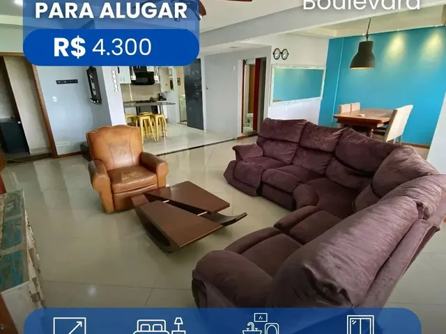 Imagem 9: Aluguel Apto Boulevard Andar Alto, 140 M² Suíte com Varanda - Adrianópolis