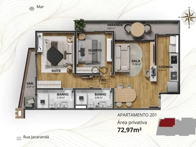 Imagem 9: Lançamento 2 Dorms com 1 Suíte - Resd. Gran Reserva - Ilhéus/Ba
