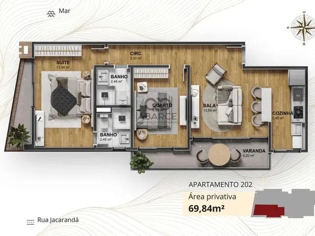 Imagem 11: Lançamento 2 Dorms com 1 Suíte - Resd. Gran Reserva - Ilhéus/Ba
