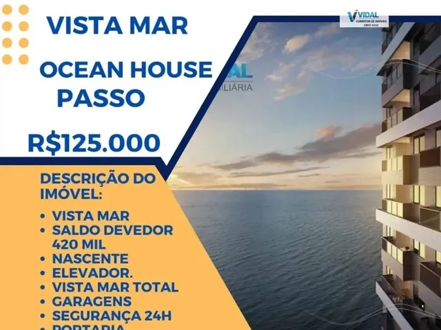 Imagem: Ocean House 2/4 Vista Mar Andar Alto, Oportunidade