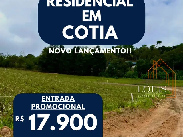 Imagem: 86C- Chance Unica de Terreno Barato em Cotia!