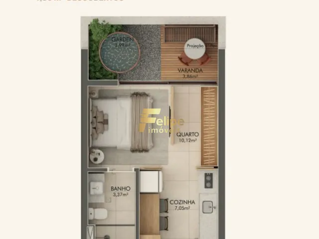 Imagem 9: MAIS NOVO EMPREENDIMENTO SURGINDO! APARTAMENTO DE 02 QUARTOS, SENDO 01 SUÍTE, LAZER