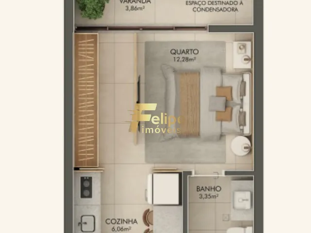 Imagem 13: MAIS NOVO EMPREENDIMENTO SURGINDO! APARTAMENTO DE 02 QUARTOS, SENDO 01 SUÍTE, LAZER