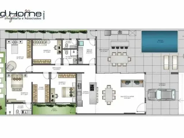 Imagem 2: Casa 4 Quartos em Interlagos