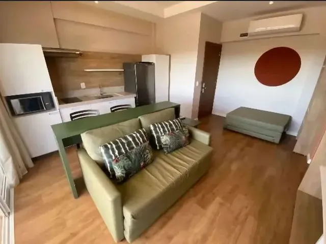 Imagem: O apartamento possui 1 Dormitório, 1 Banheiro, 1 Vaga na