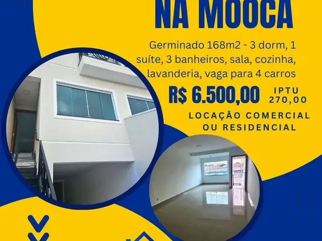 Imagem: Sobrado Novo para Locação Mooca/Sp