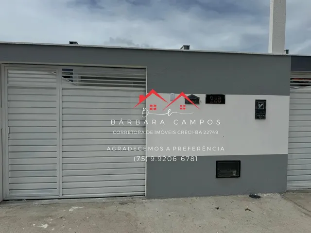 Imagem: Casa 2/4, Fachada Moderna, Bairro Asa Branca