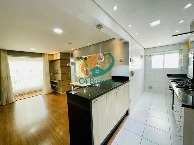 Imagem: O apartamento possui 2 Dormitórios, 1 Banheiro, 1 Vaga na
