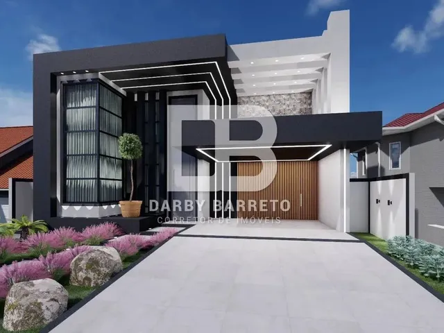 Imagem: A casa em condomínio possui 3 Dormitórios, 3 Suítes, 5