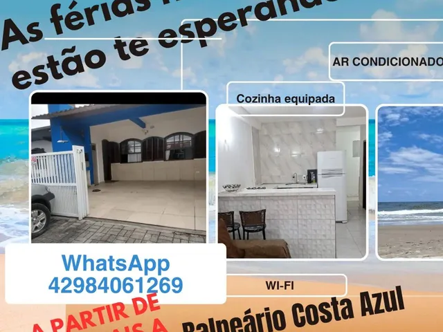 Imagem: Locação de Casa na Praia