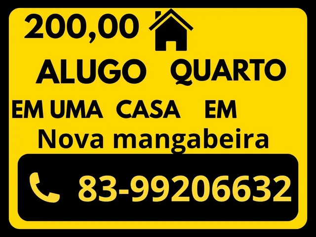 Imagem: Alugo Quarto em Nova Mangabeira
