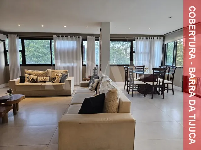 Imagem 1: Cobertura de Luxo na Barra da Tijuca com 5 Quartos e 4 Suítes, 206M² - Rio de Janeiro-Rj