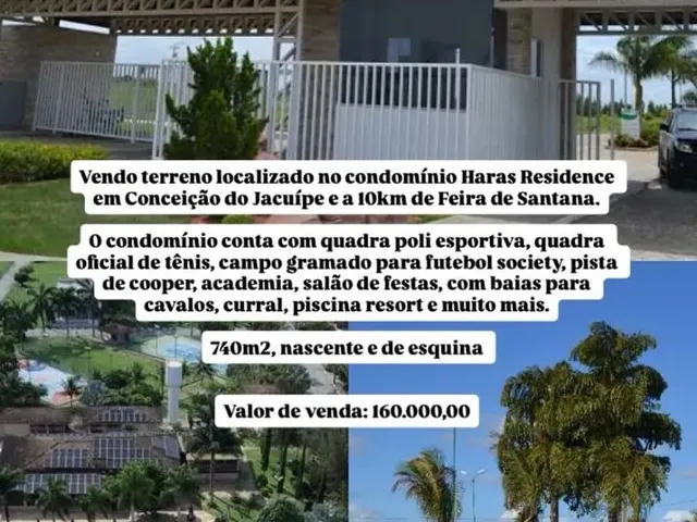 Imagem 5: Terreno 740M2 Condomínio Haras Residence