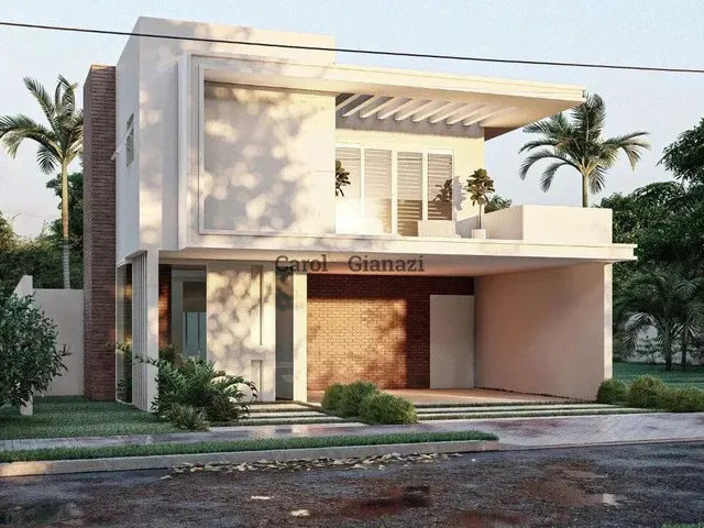 Imagem: A casa possui 3 Dormitórios, 3 Suítes, 4 Banheiros, 2