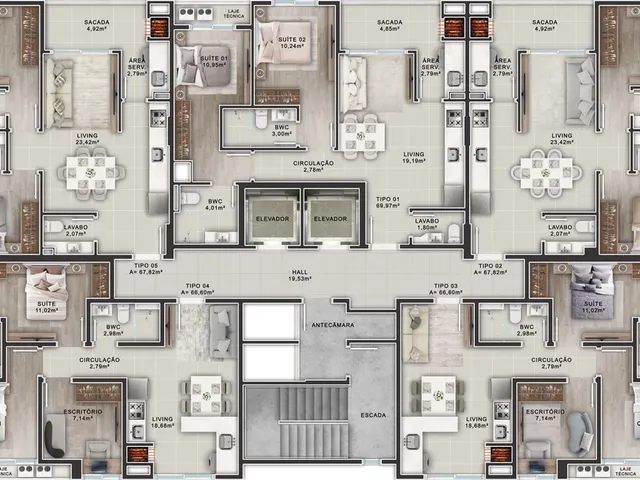 Imagem 4: Apartamento Residencial em Itapema - Sc, Morretes