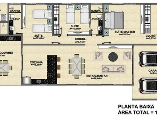 Imagem 4: Casa na Cidade Alpha, 3 Suítes, Eusébio