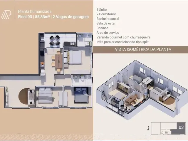 Imagem 16: Apartamento (Padrão), com 3 Quartos e 2 Banheiros À Venda, 85 M² em Itajubá/Mg