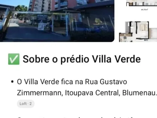 Imagem: Apartamento na Itoupava Central Villa Verde