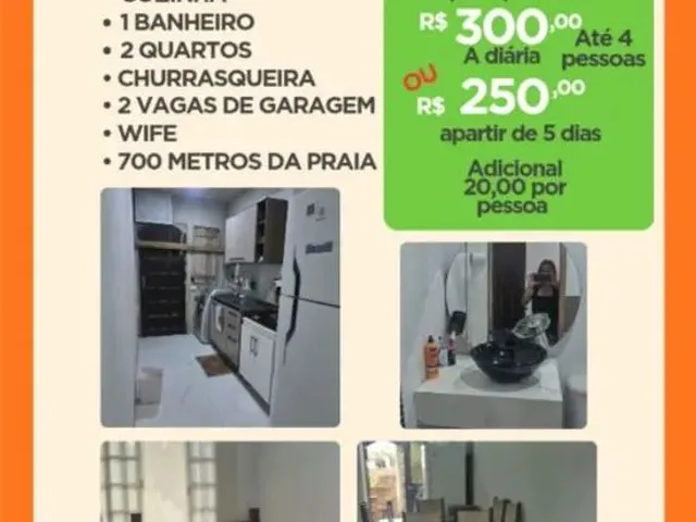 Imagem: Alugo Casa por Dia em Matinhos