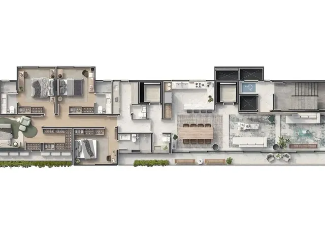 Imagem 7: Apartamento com 4 Dormitórios À Venda Sendo 4 Suítes, 230.0 M² por - R$ 3.470.206,80