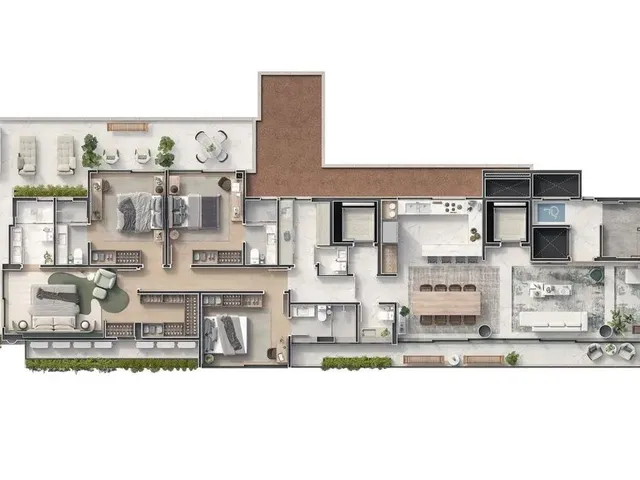 Imagem 5: Apartamento com 4 Dormitórios À Venda Sendo 4 Suítes, 230.0 M² por - R$ 3.470.206,80