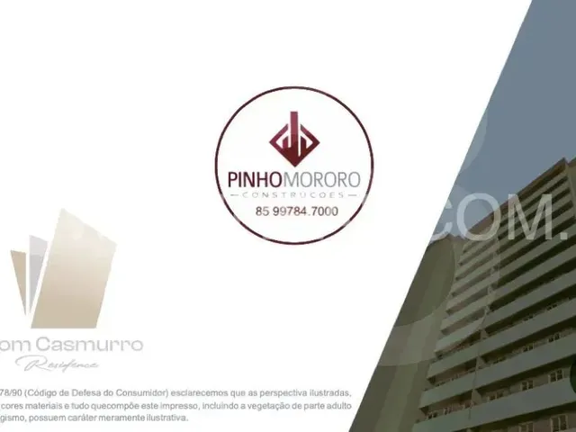 Imagem 16: Residencial Dom Casmurro, Bairro Damas, Nascente, 50 e 57M², 2 e 3 Quartos, 2 Vagas